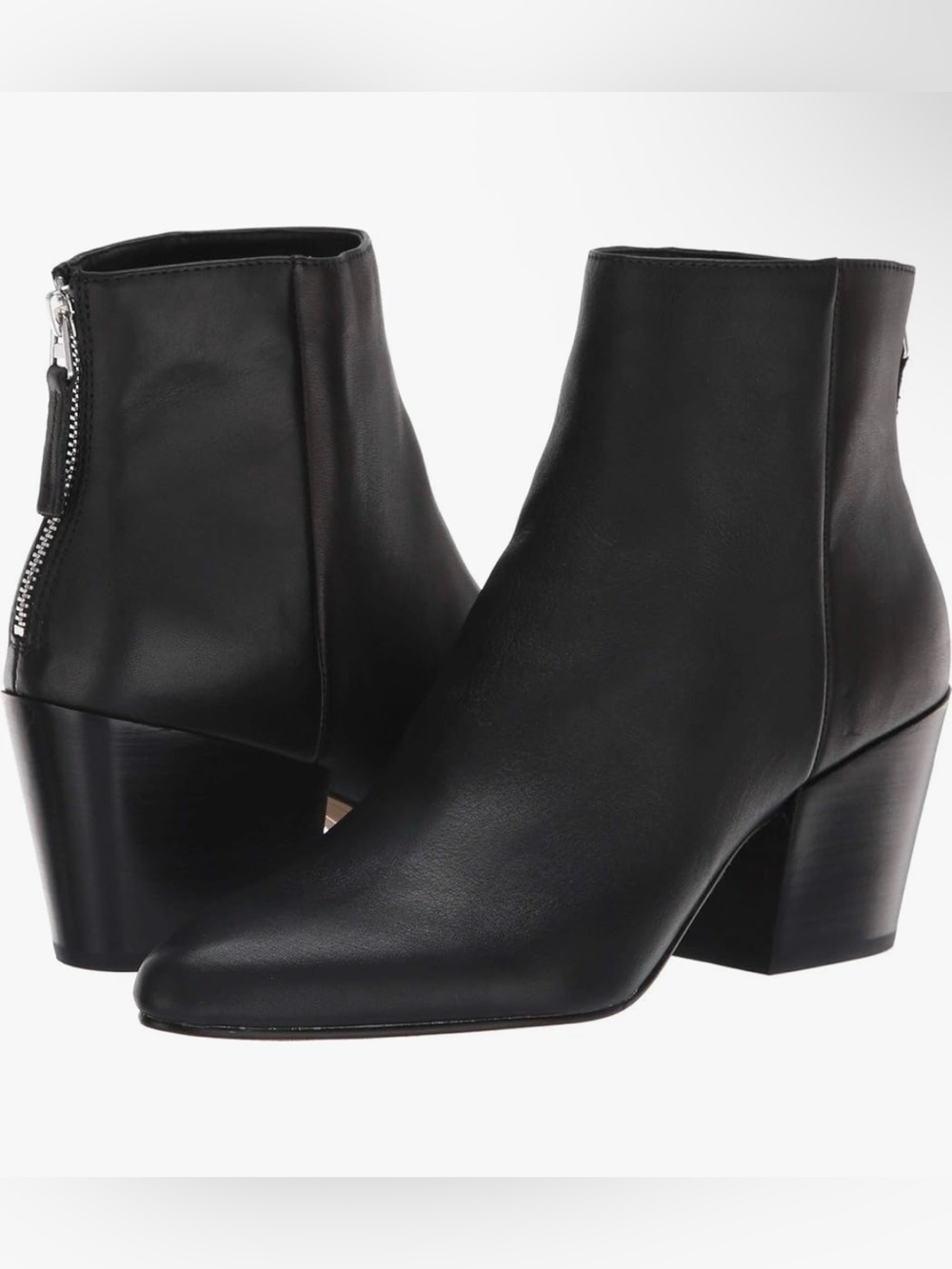 Dolce Vita Coltyn Black Leather Ankle Boots - Women